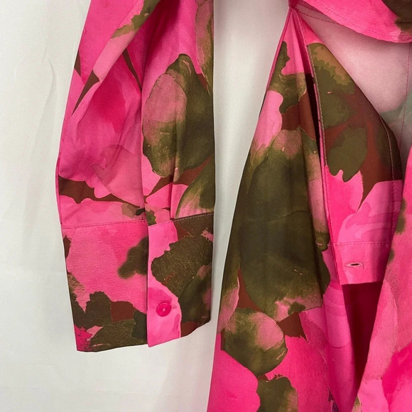 NWT Vestique Jacqueline Floral Pink Midi Dress Size Small - Picture 8 of 16